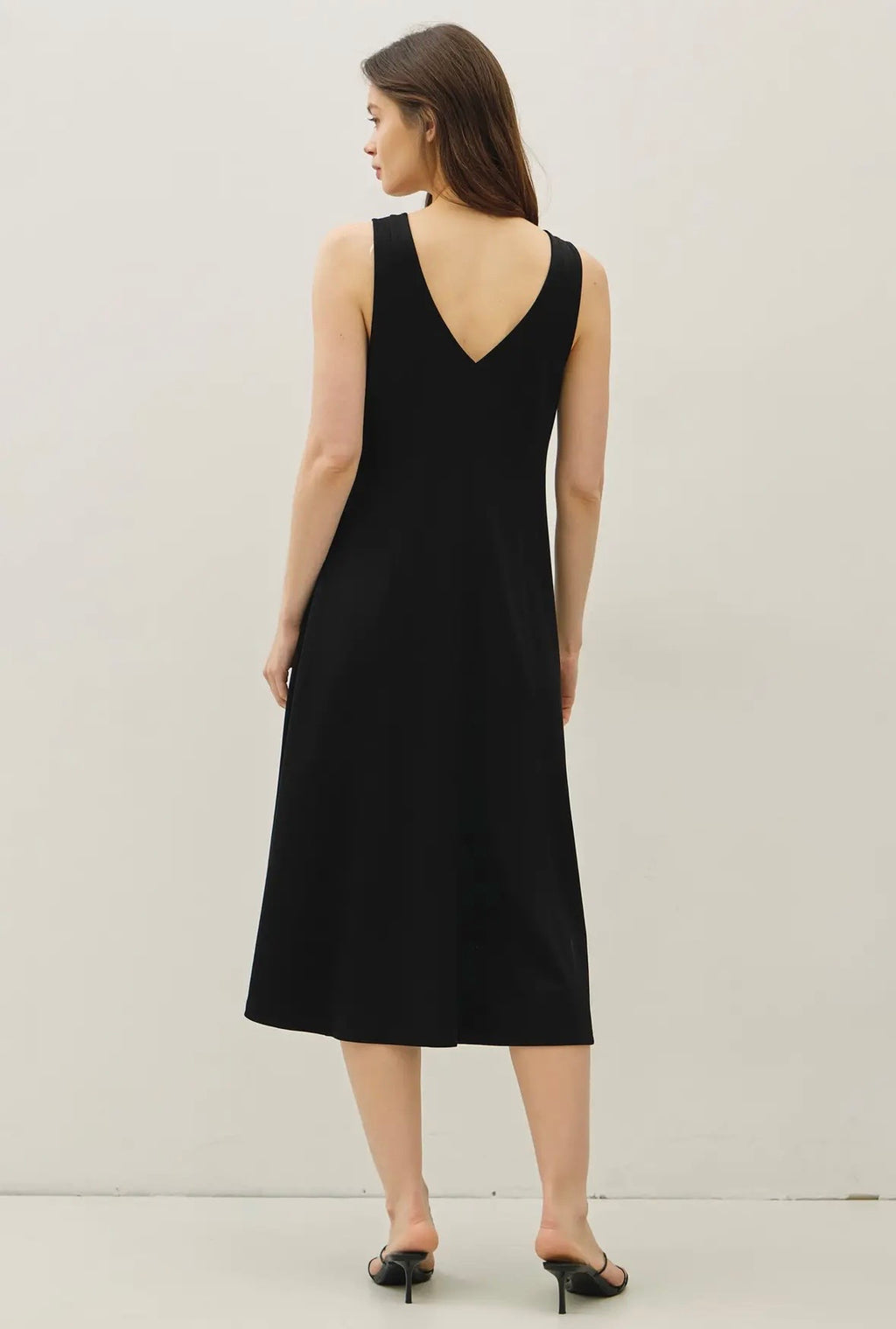 Double V-Neck Dress