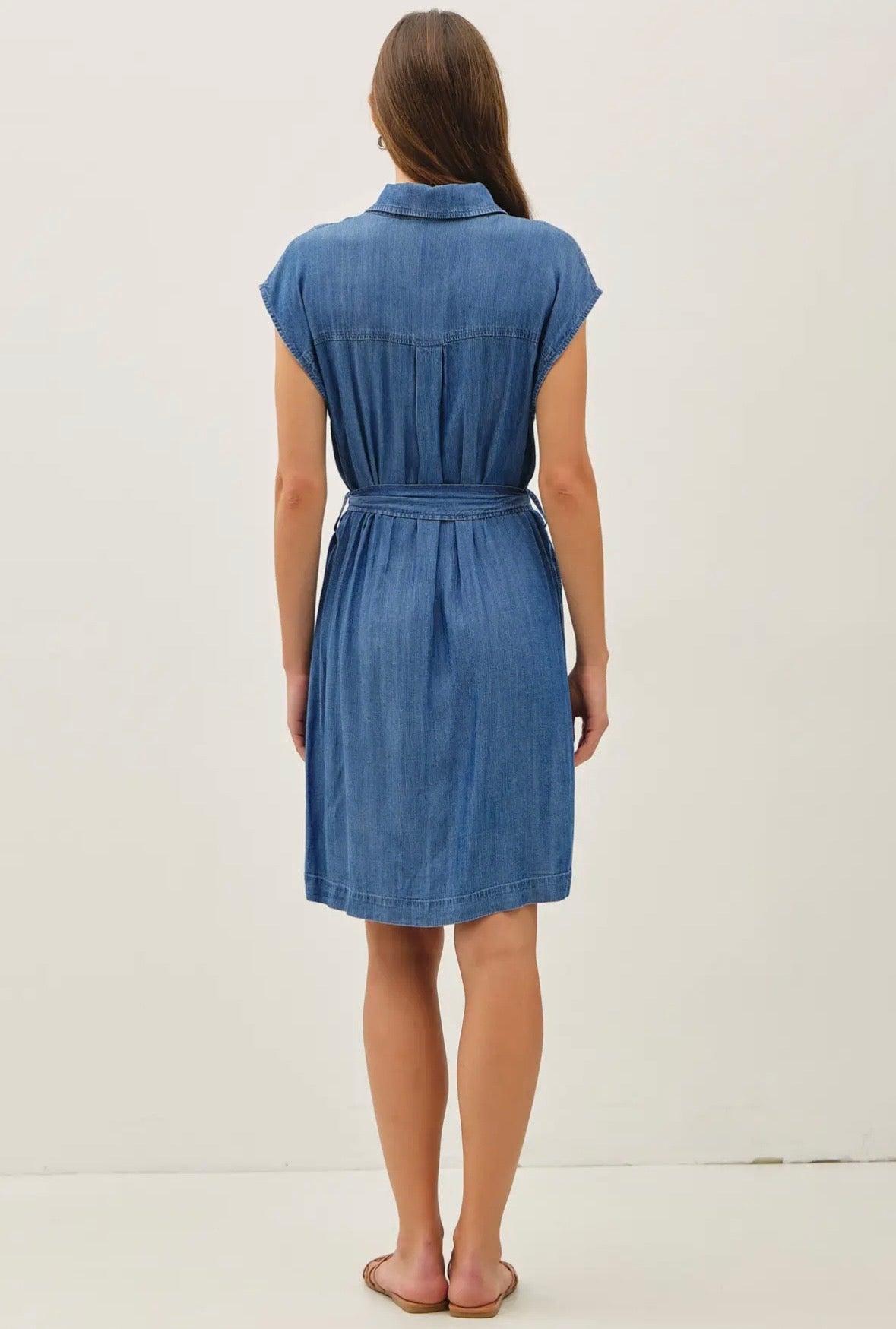 Dark Blue Dress, Tencel