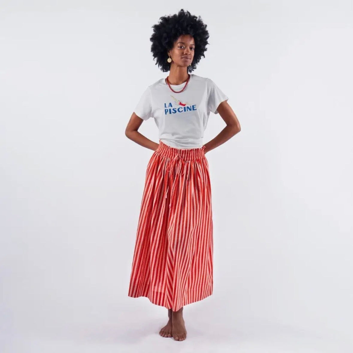 Keaton Skirt, Coral