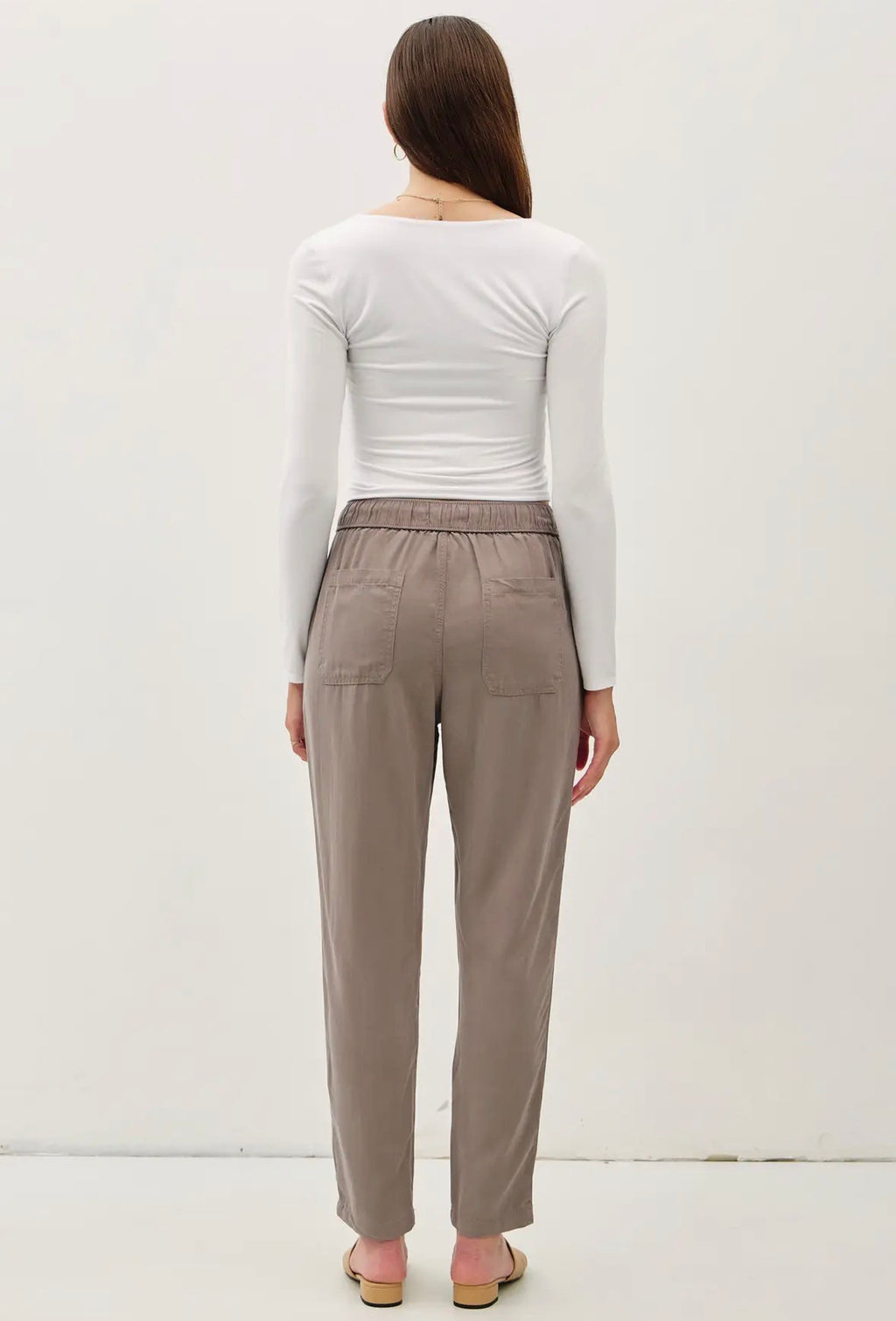 Earth Gray, Tencel Pants