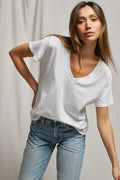 Hendrix V-Neck Tee in White