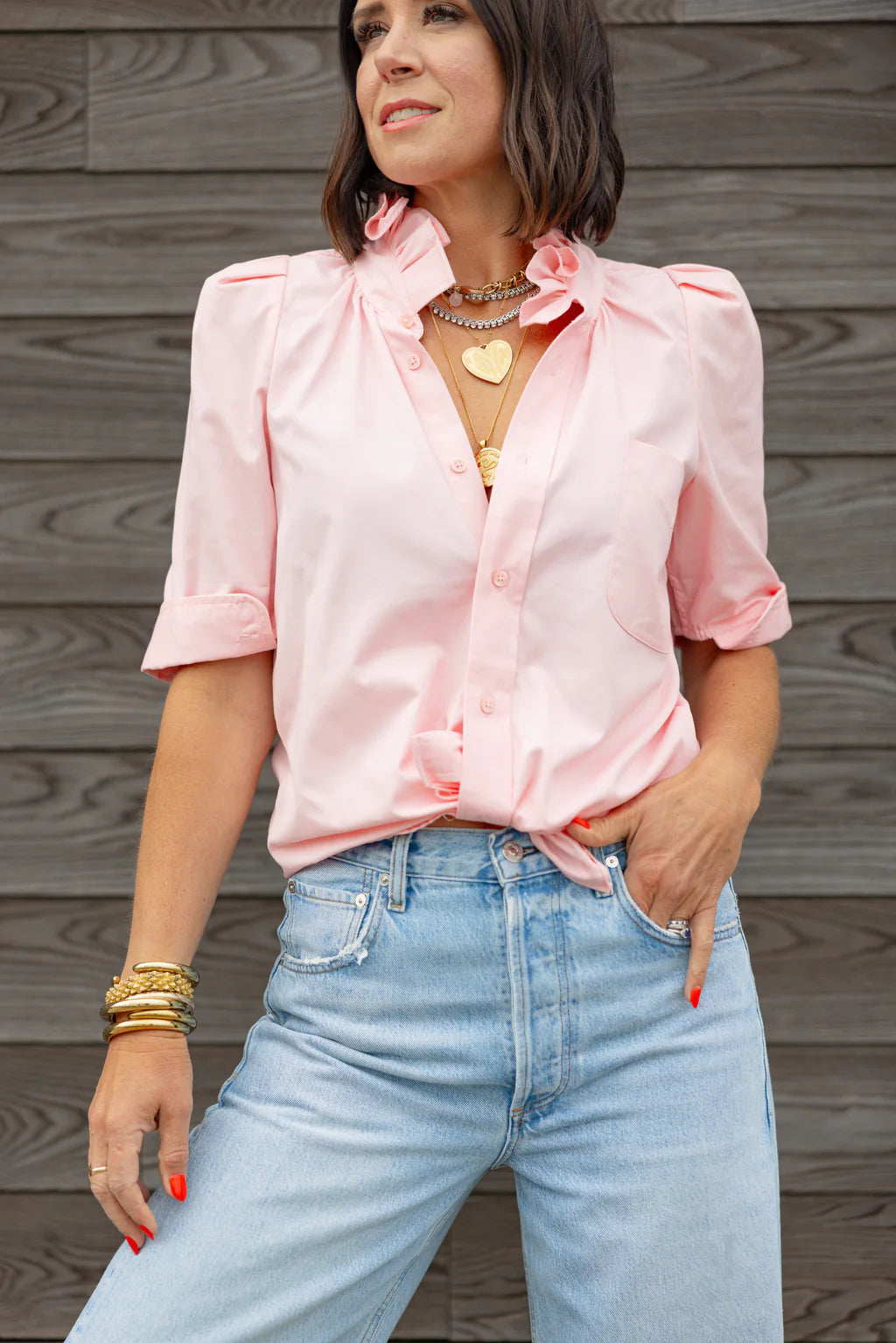 Bontina Pink Blouse
