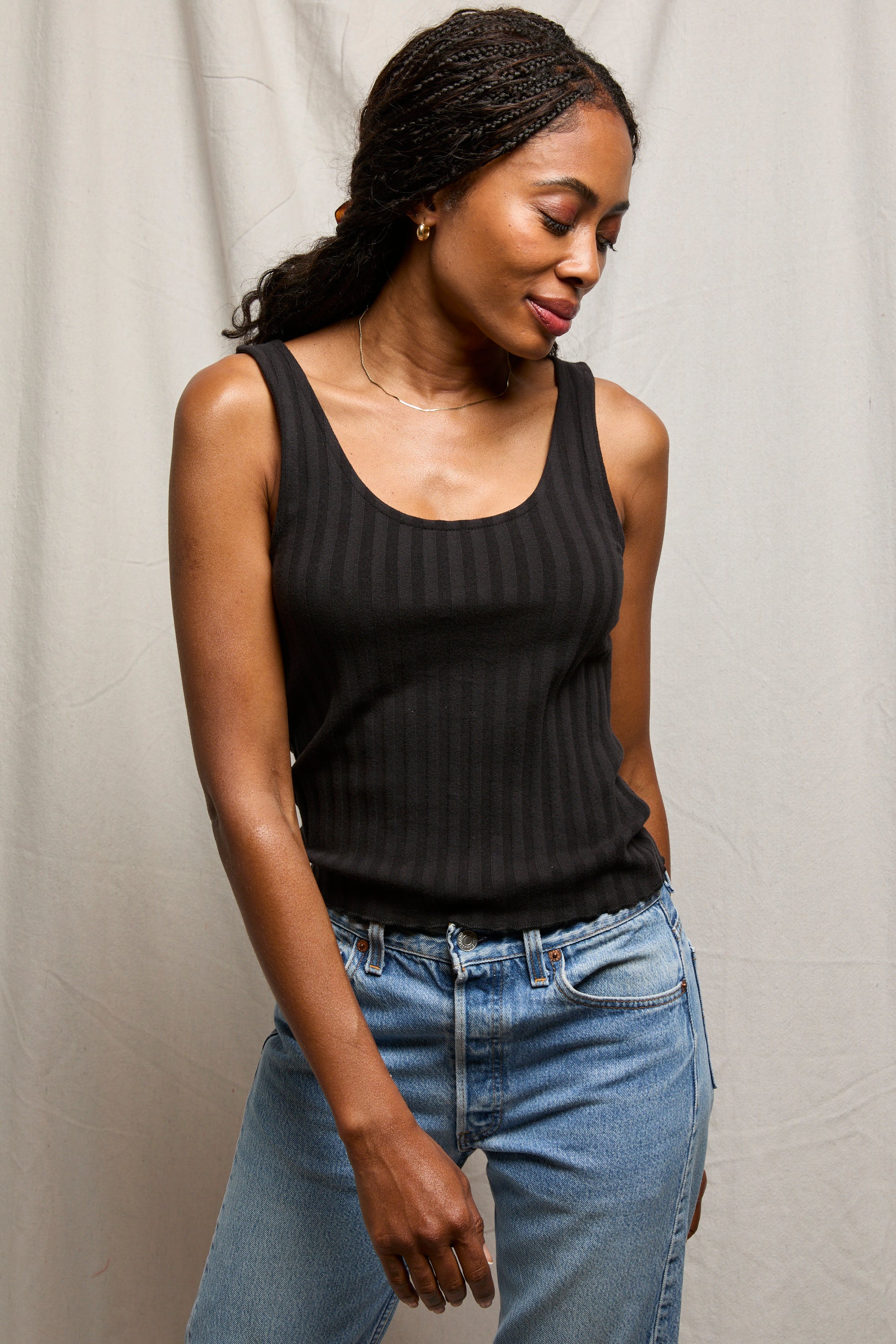 Poorboy Rib Tank Top