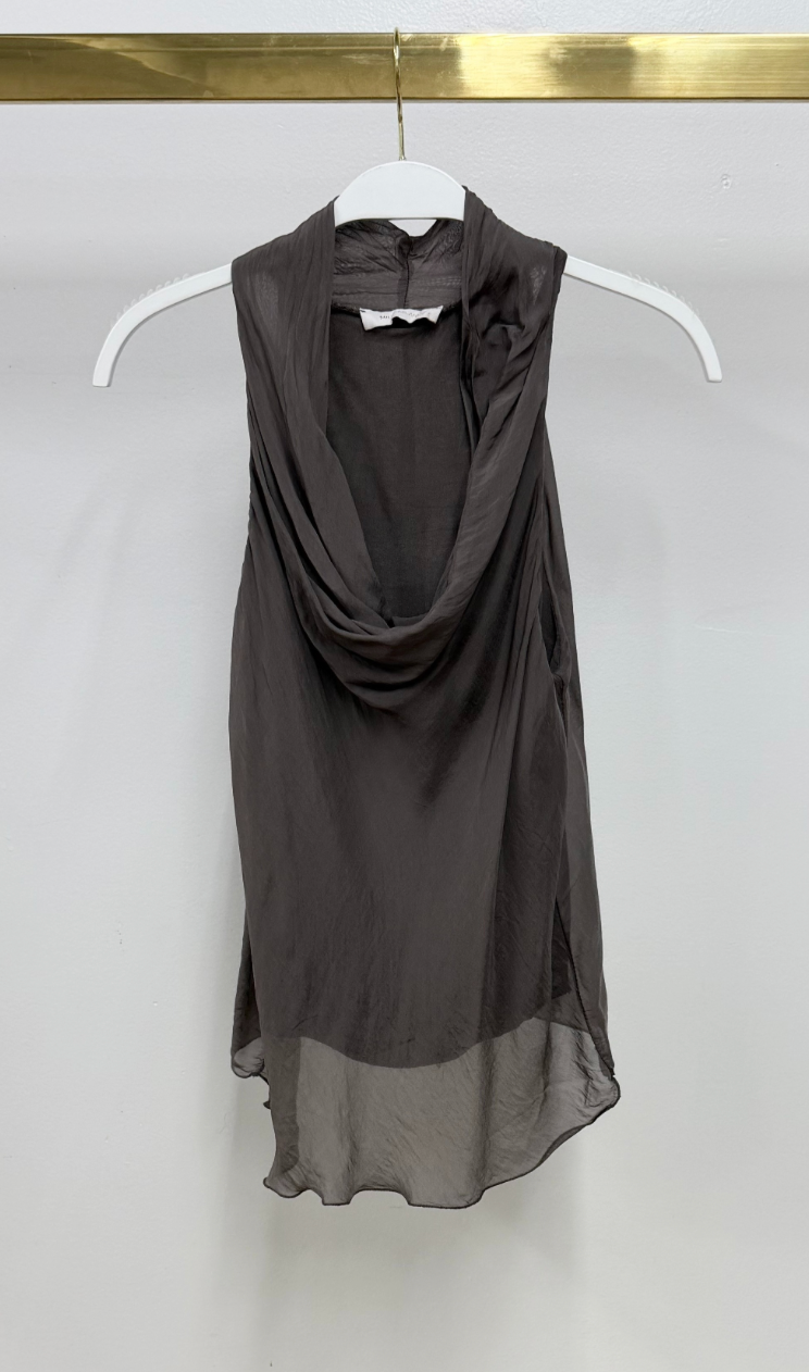 Dinah - Silky Tank in Mocha