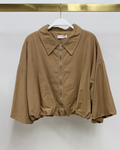 Jess - Bubble Sleeve Jacket in camel