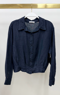 Carma - Button up Shirt in Navy