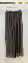 Claudia - Silky Pants in Mocha