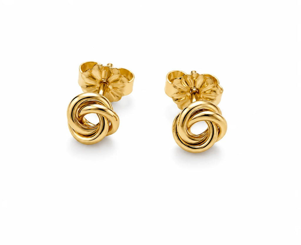 Small Knot Stud Earring